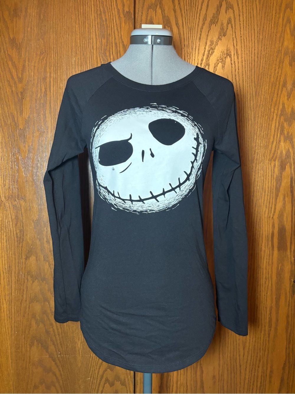 Girls Disney The Nightmare Before Christmas Black Graphic Tee - medium